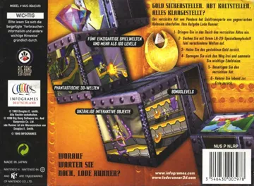 Lode Runner 3-D (Europe) (En,Fr,De,Es,It) box cover back